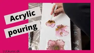 #114 Pouring a flower bouquet / Liquid art / acrylic pouring