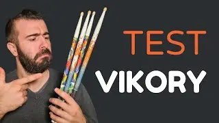 Test des baguettes de batterie Vikory !