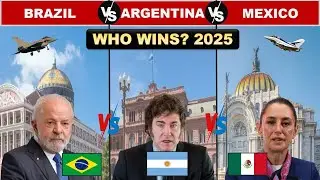 LATIN AMERICA'S KINGS: Brazil 🇧🇷 vs Argentina 🇦🇷 vs Mexico 🇲🇽 Military Power RANKING 2025