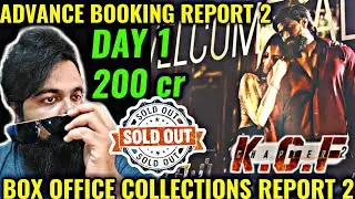 KGF CHAPTER 2 BOX OFFICE COLLECTION DAY 1 | ADVANCE BOOKING REPORT 2 | ALL RECORDS BROKEN | YASH