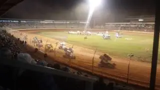 Super Stock Rumble at Asb Baypark, Tauranga, NZ- 8 fastest Sprint Cars