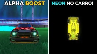 Use Alpha Boost and Neon in any color you want in a VERY Easy way! Rocket League Tutorial
