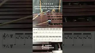Marimba Warm Up - Permutation over Chords