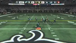 Football-NFL-Madden 15 :: Overtime Thriller? :: Saints Vs. Eagles Online Gameplay XboxOne