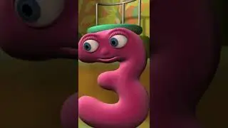 😒 4 Wants 3 To BUDGE UP! 💢 | #Numberjacks #Shorts #kidsvideos #learnmaths
