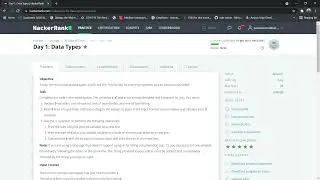 Day 1: Data Types | 30 Days of Code | HackerRank