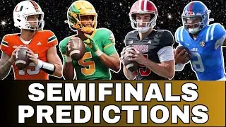 🏈 College Football Playoff Semifinals *PREDICTIONS*