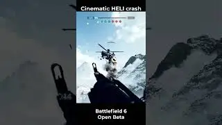 Battlefield 6 cinematic HELI crash #battlefield6 #battlefield #openbeta #bf6
