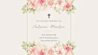 Celebrating the Life of Carmen Munroe
