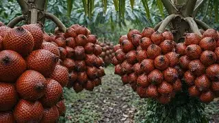 How Salak Snake Fruit Is Grown  From Planting to Peak Harvest Calm Farming Documentary