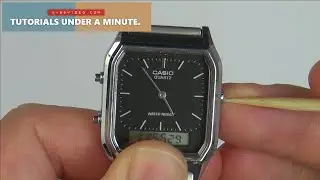 Как установить время на часах Casio AQ-230 (5154)
