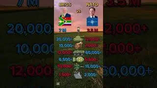 BRICS vs NATO #brics #nato #brazil #russia #india #china #southafrica #natocountries #vs #war #ww3