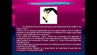 Functional versus dysfunctional conflict in groups-R. D. Sivakumar