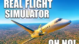 Uncontrolled Dive! Small Plane Crashes in Real Flight Simulator ✈️🔥