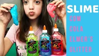 SLIME COM COLA ELMER&acute;S - SER&Aacute; QUE DEU CERTO? MUNDO DE ANITA