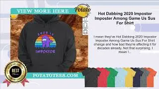 Hot Dabbing 2020 Impostor Imposter Among Game Us Sus For Shirt
