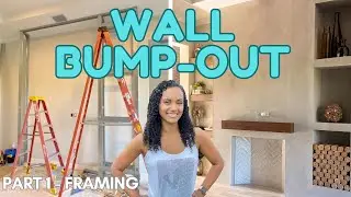 DIY Wall Bump-Out Build (Part 1) | Framing & Drywall Transformation