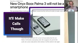 Boox Palma 3: телефон или нет?: прямая трансляция