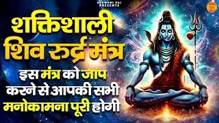Live : Shiv Rudra Mantra | Rudra Mantra of Lord Shiva 108 Times | शक्तिशाली शिव रूद्र मंत्र जाप
