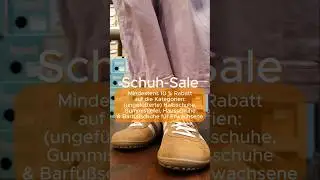 Sale im Onlineshop: Ab 10 % auf die Kategorien Halbschuhe, Gummistiefel, Hausschuhe & Erwachsene