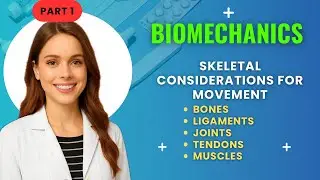 Skeletal Considerations For Movement 🦾| BIOMECHANICS | Bones Ligaments Joints Muscles #Bpt #cprs