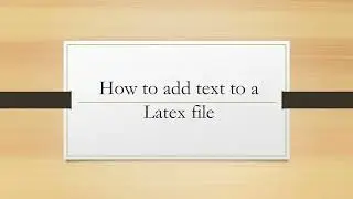 Adding Images, Text, and Symbols in LaTeX | Beginner-Friendly Guide