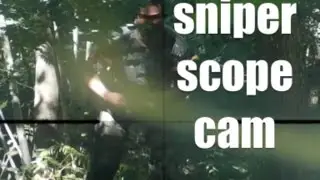 Airsoft sniper scope cam WOODLAND