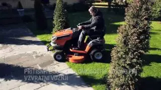 Vrtni traktor Husqvarna TS343  - Ko&scaron;nja pri vzvratni vožnji