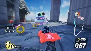 Sonic Racing CrossWorlds Pumpkin Grand Prix Gameplay