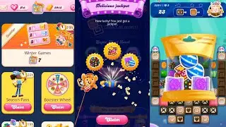 Free Boosters Season Pass | Daily Win | Super Hard Level 2391 Candy Crush Saga | Candy Crush
