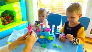 Play Doh Sweet Shoppe Пластилин Плей До Магазин сладостей Делаем Мороженое