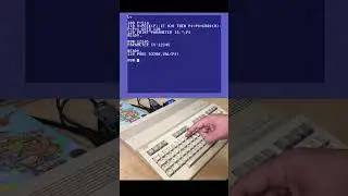 Использование параметра командной строки Commodore 64 BASIC для изменения цвета границы #8bit #c6...