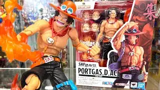 BANDAI FA LA FIGURE PERFETTA - One Piece S.H. Figuarts Portgas D. Ace Fire Fist Action Figure Review