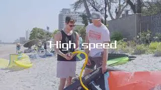 NEO-B kite trip air pump (easy boarding)#kiteboarding #kitesurf #kitesurfing #paddleboarding