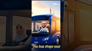 Bus to Madina 🕌 | Islamic Kids Short | Noor Kids TV#shorts #nurseryrhymes #kidshorts
