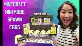 Unboxing Minecraft Mini Mode Spawn Eggs