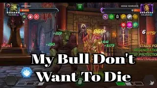 My Bull Don't Want To Die 😂 | Mcoc Ishvalangaming