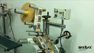 Sachet Labelling Machine | Top Labelling Machine | Solo Labeller Technology