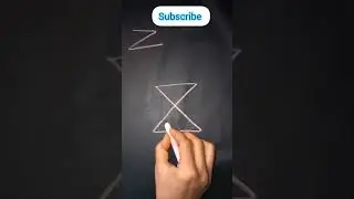 easy drawing #sand clock from letter Z #you tube shorts