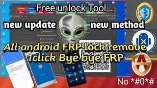 Bye bye FRP \ download and install free unlock tool \ All solution Tool #FRPunlock ||