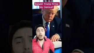 Donald Trump firma ley Genius que regulariza las stablecoins!!