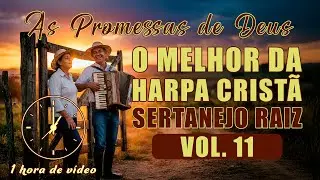 1 Hora do Melhor da Harpa Cristã Sertanejo Raiz - Vol. 11 - As Promessas de Deus