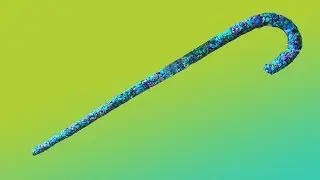 How to making a walking cane from epoxy resin and gravel | DIY