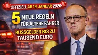 🚨 Offiziell ab 19. Januar 2026: 5 neue Regeln für ältere Fahrer – Bußgelder bis zu tausend Euro