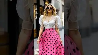 3 Ways to Style a Polka Dot Skirt ✔️ #polkadot #skirt #aiart