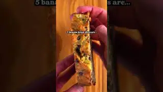 Банановый хлеб с высоким содержанием белка (78 калорий)