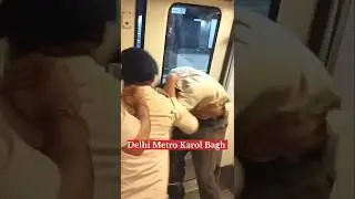 Delhi Metro Karol Bagh | CISF Ke Sath Batmiji | Delhi News | Newsalay #news #delhinews #shorts #yt