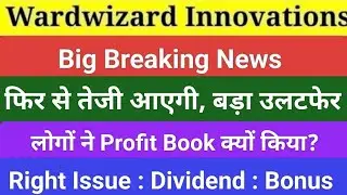 wardwizard innovations share latest news today, wardwizard innovations technical parameters analysis