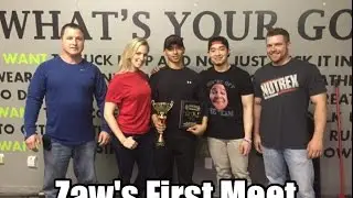 Zaw's First Powerlifting Meet (1140lb total @ 148 lbs)