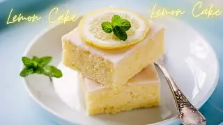 Lemon Cake with Sweetened lemon frosting | Soft fluffy cake